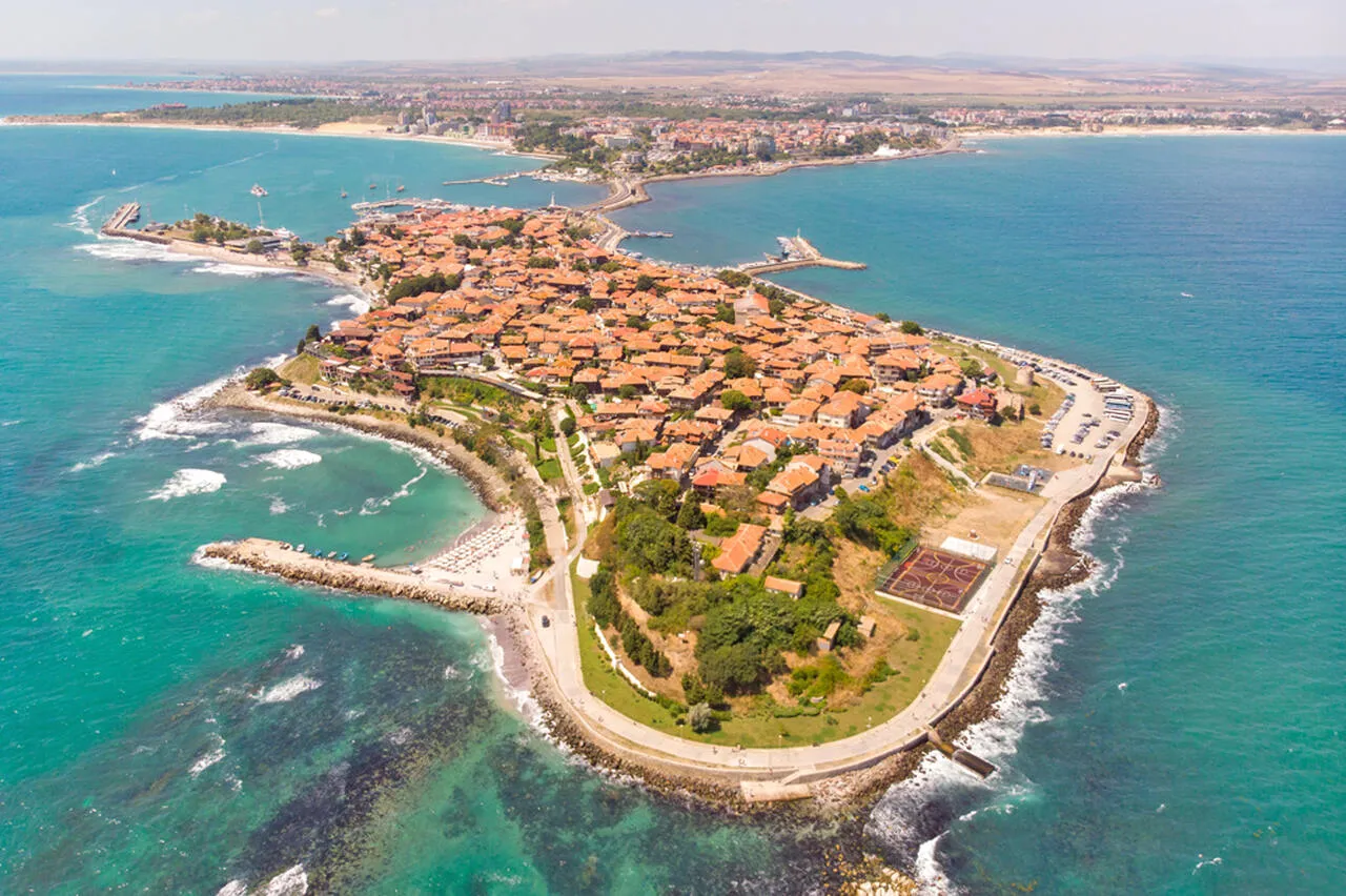 Słoneczny Brzeg plaża i promenada