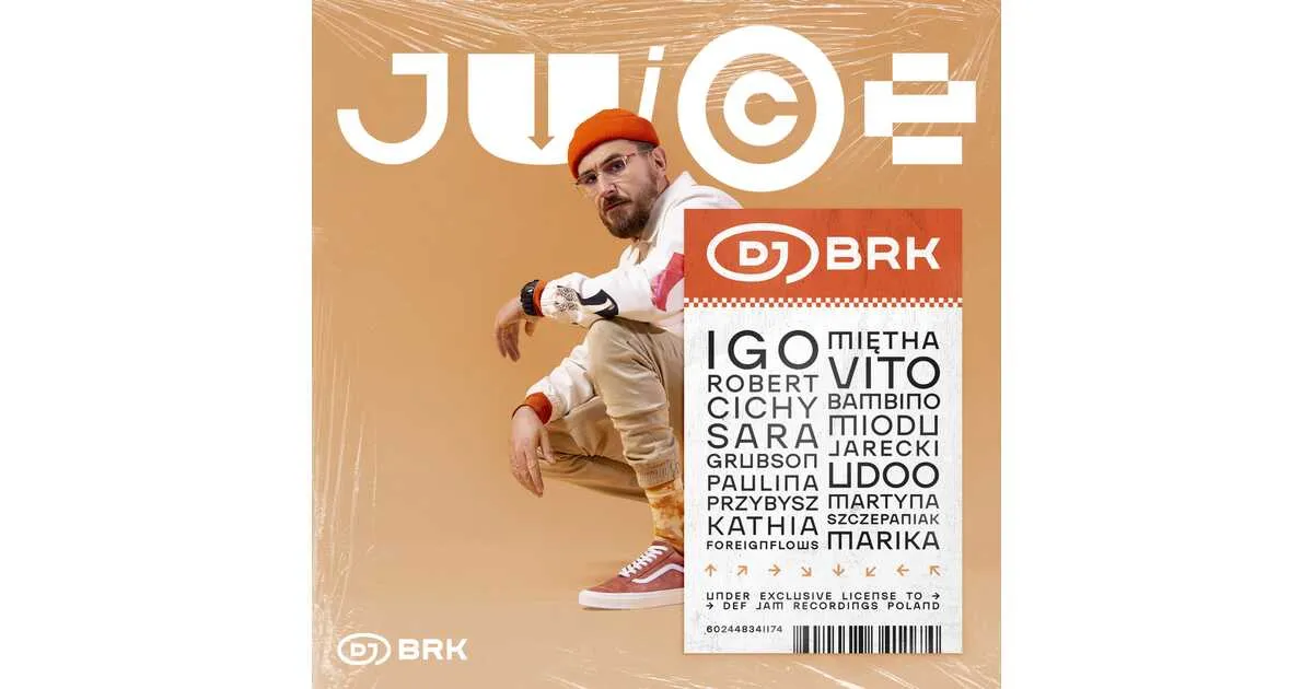 DJ BRK album JUICE okładka