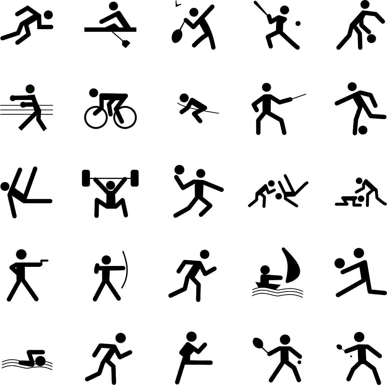 r&oacute;żne dyscypliny sportowe fotografia