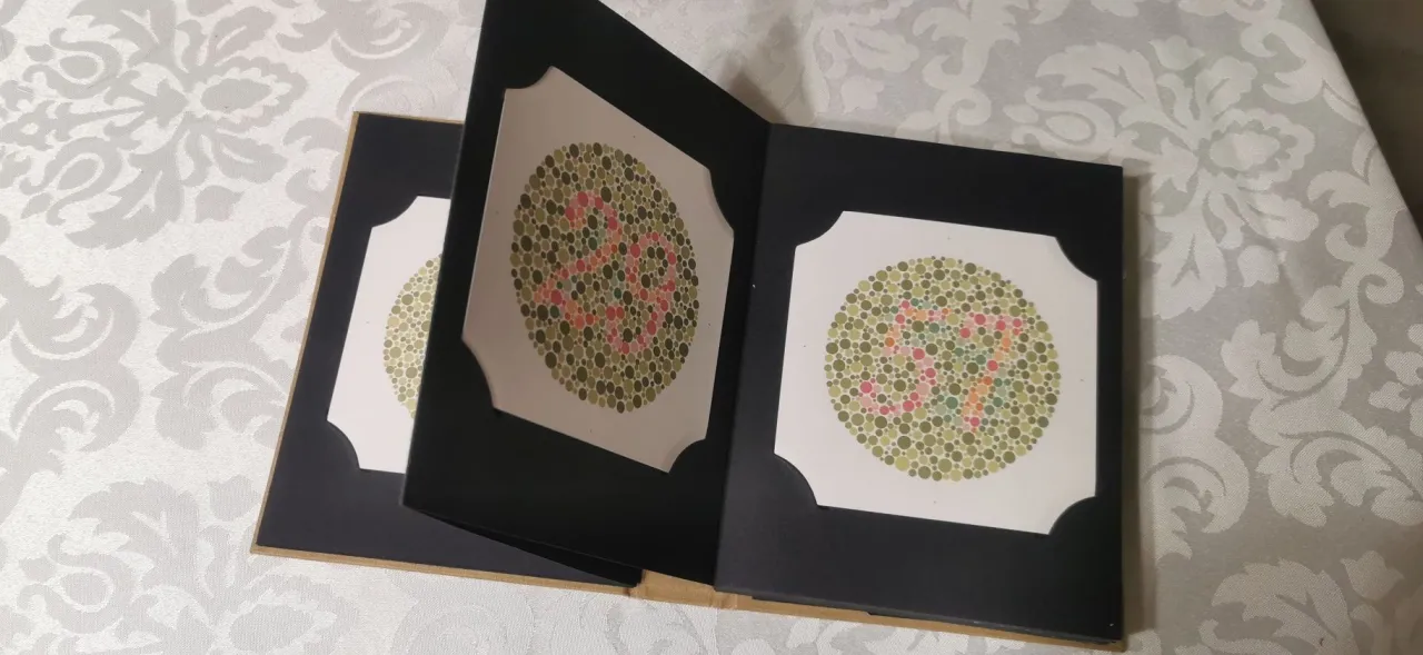 Tablice Ishihary test na daltonizm