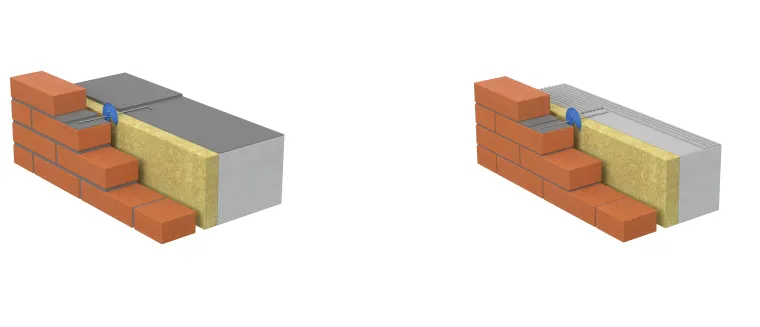 r&oacute;żne typy kotew elewacyjnych