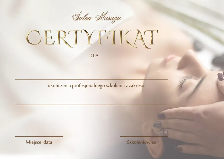 Certyfikaty ukończenia kurs&oacute;w masażu