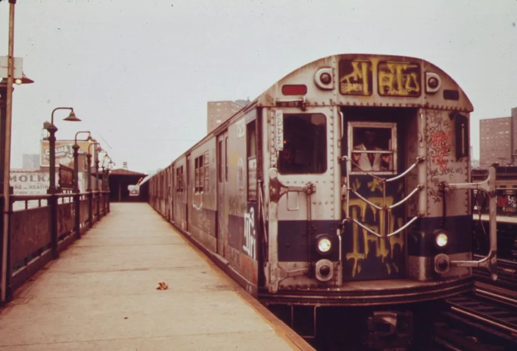 New York U-Bahn Graffiti 1970er Jahre