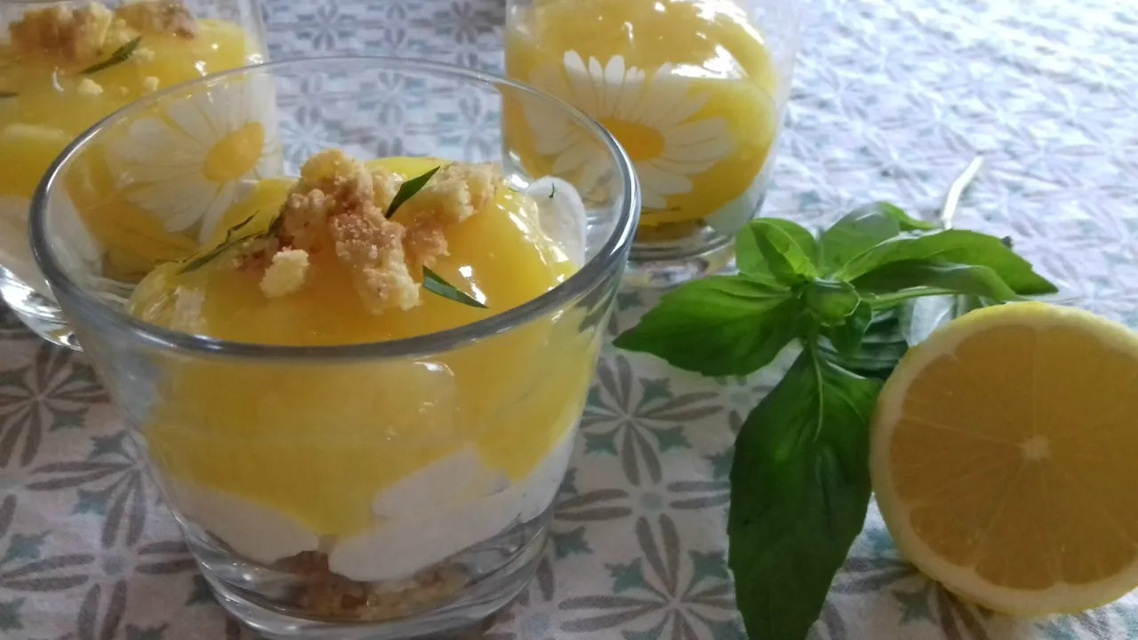 Verrines citron sans cuisson et mug cake citron