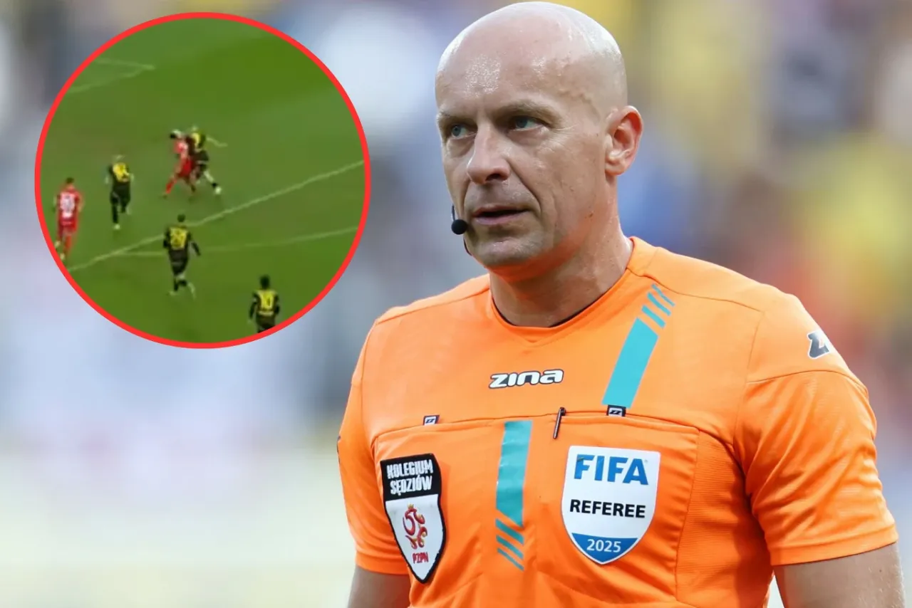 Sędzia w akcji na boisku. Czy zastanawiałeś się, ile zarabia sędzia w Ekstraklasie?