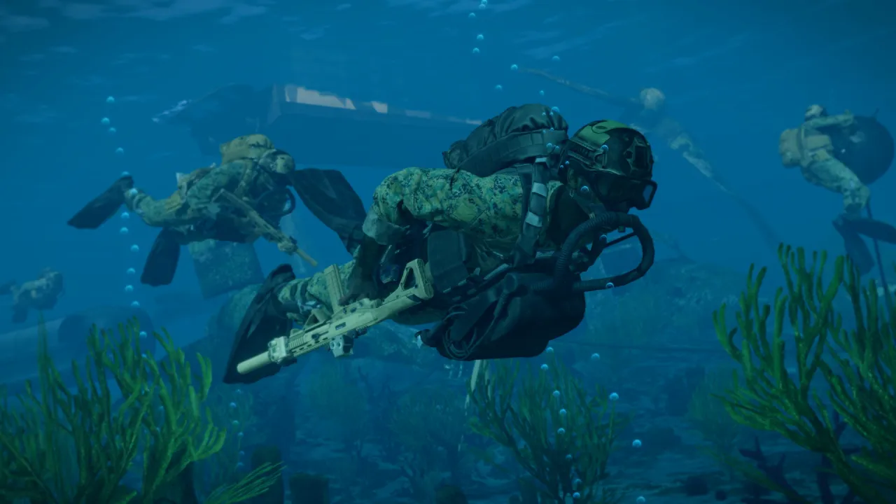 Arma 3 nurkowanie podwodny świat