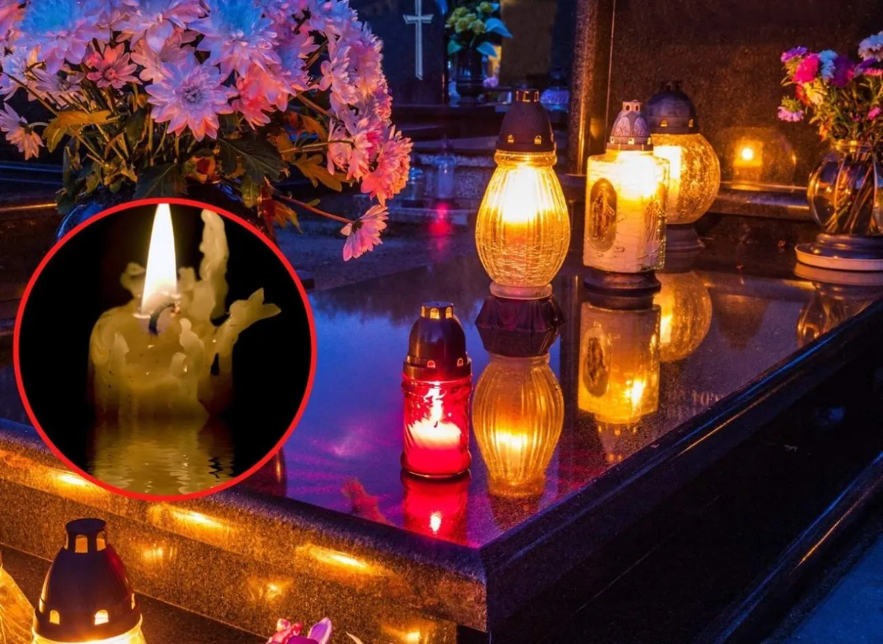 usuwanie wosku z pomnika przed i po