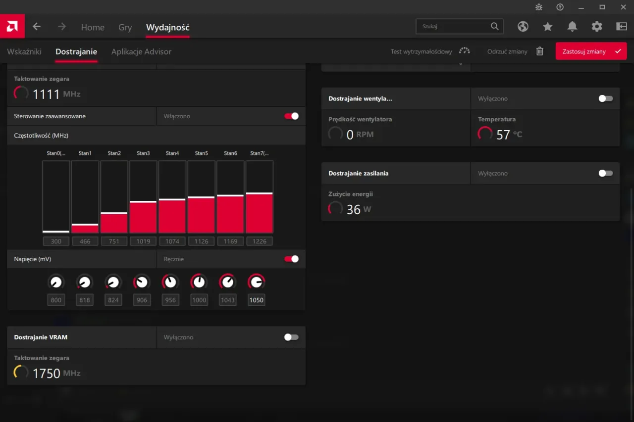 bezpieczny undervolting procesora