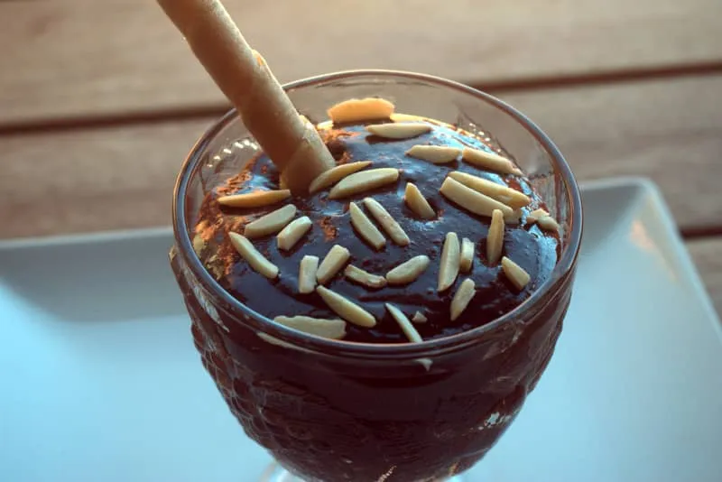 Presentación postre Príncipe Alberto individual