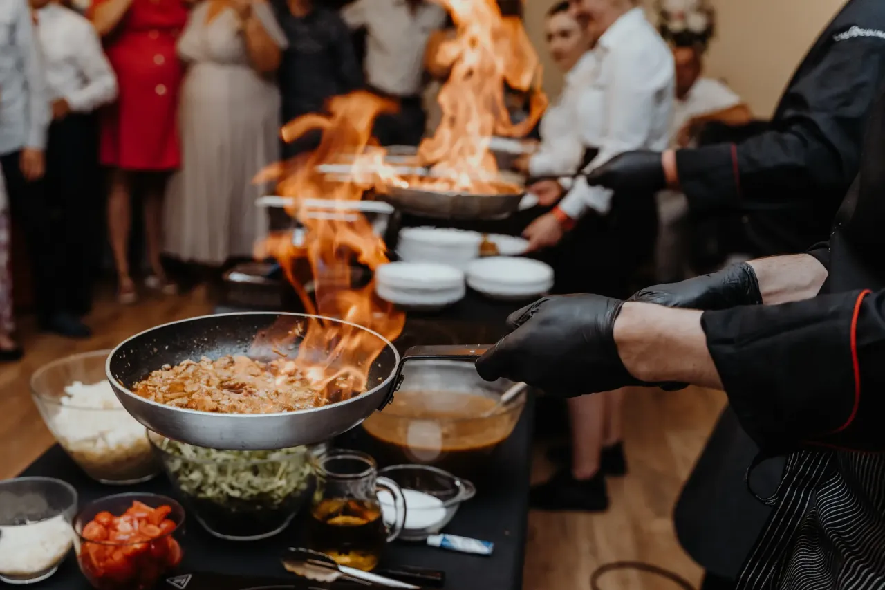 live cooking na imprezie