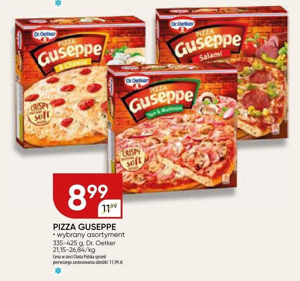 pizza Guseppe promocje sklepy porównanie
