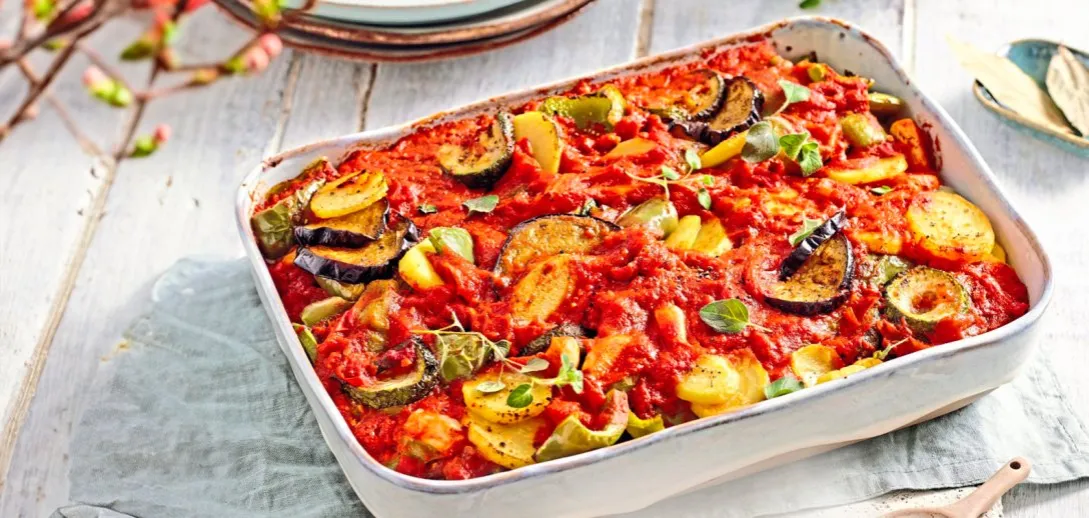 r&oacute;żne rodzaje zapiekanki warzywnej