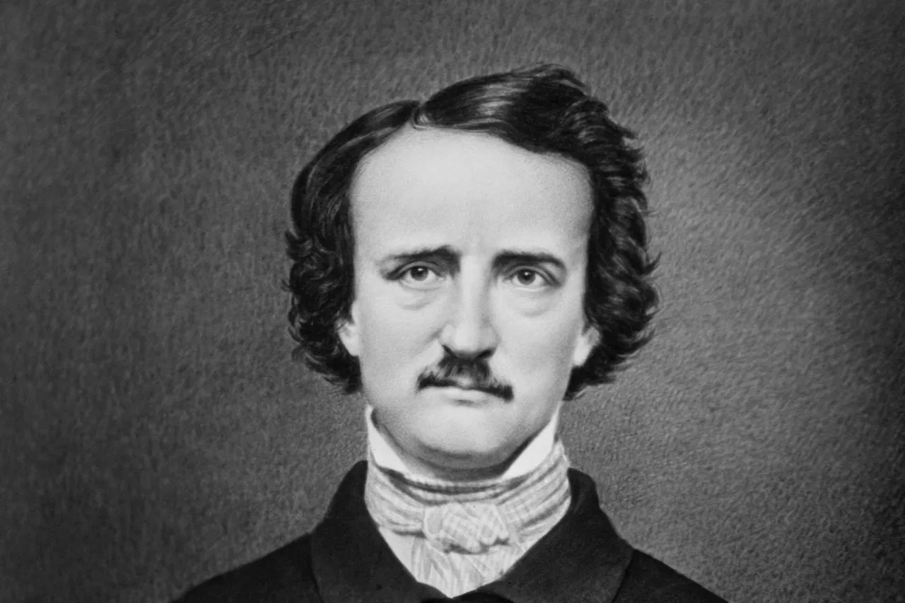 Edgar Allan Poe portrait dark