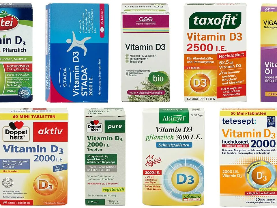 Vitamin D Pr&auml;parate Vergleich