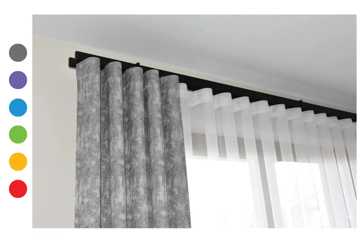 jak wieszać zasłony system wave krok po kroku