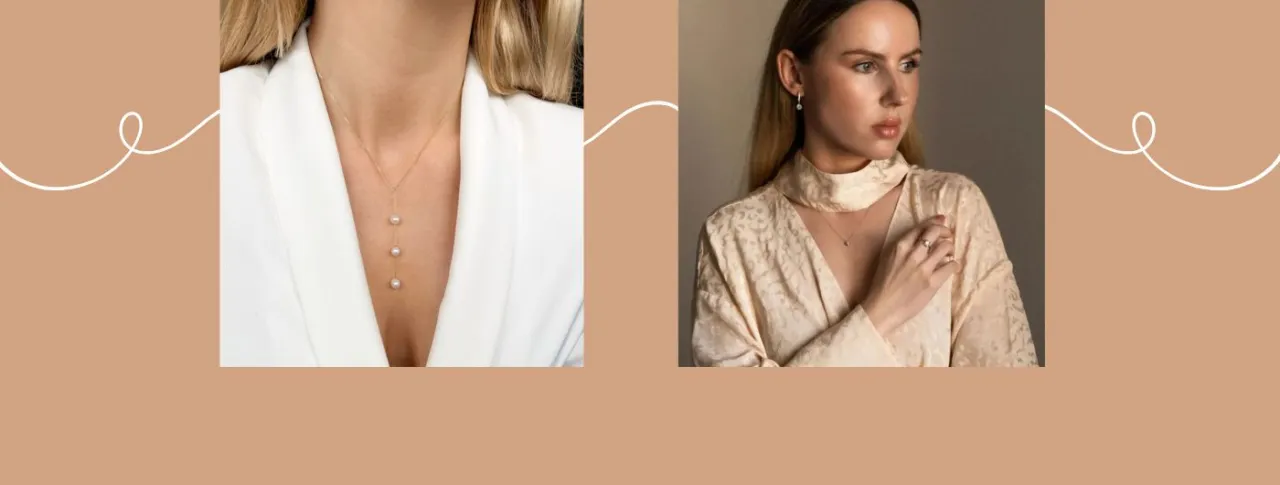 Rodzaje kolczyków do dekoltu, naszyjniki celebrytki, bransoletki do sukienki
