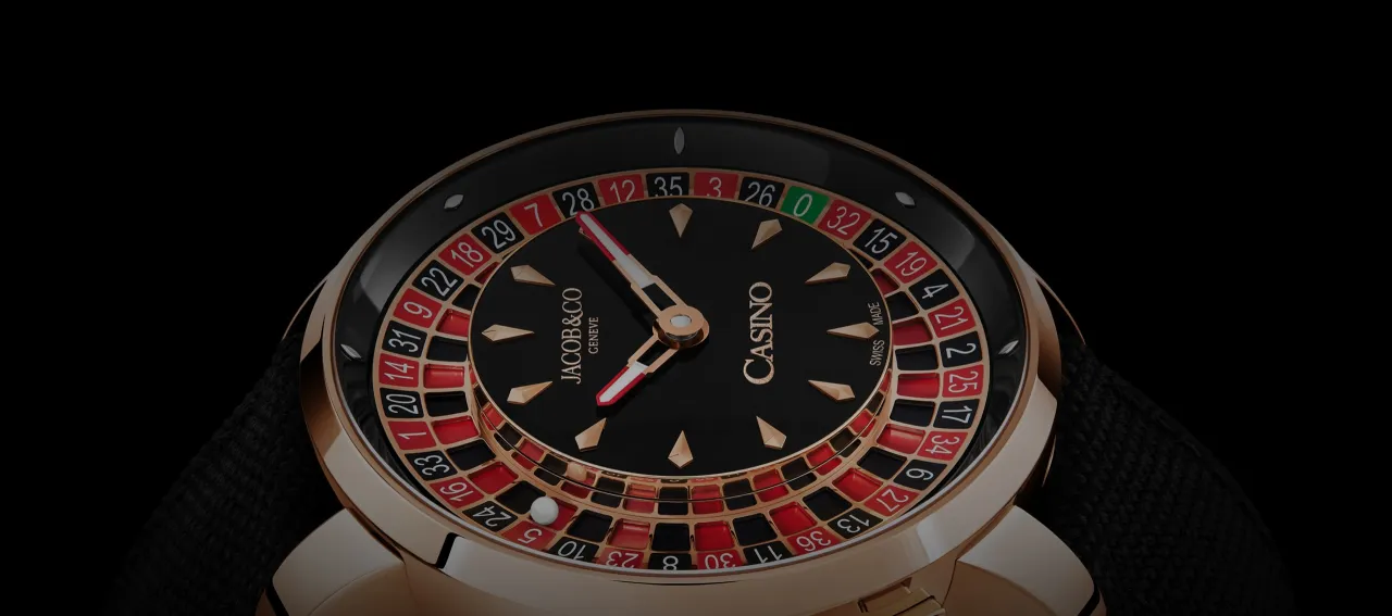 kolekcja męskich zegarków Apart w gablocie sklepowej