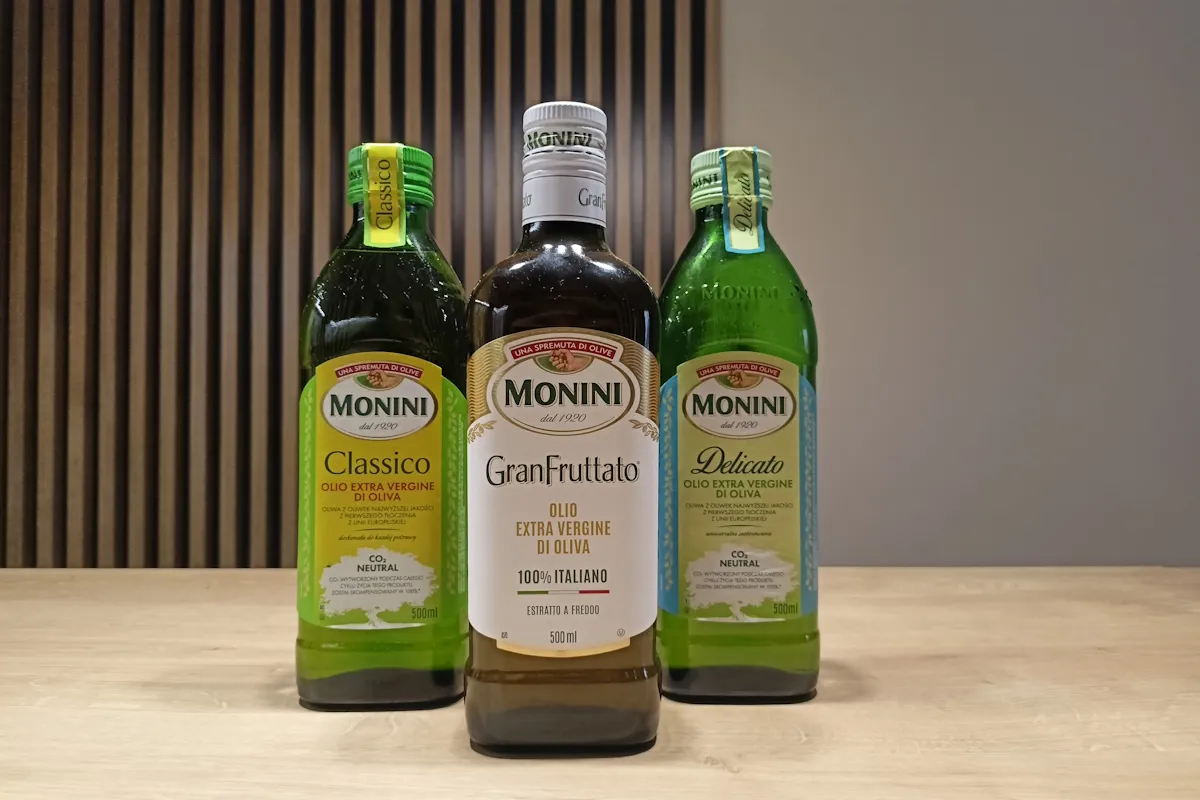oliwa fruttato butelka etykieta