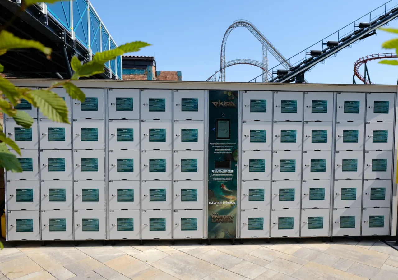Szafki depozytowe Energylandia
