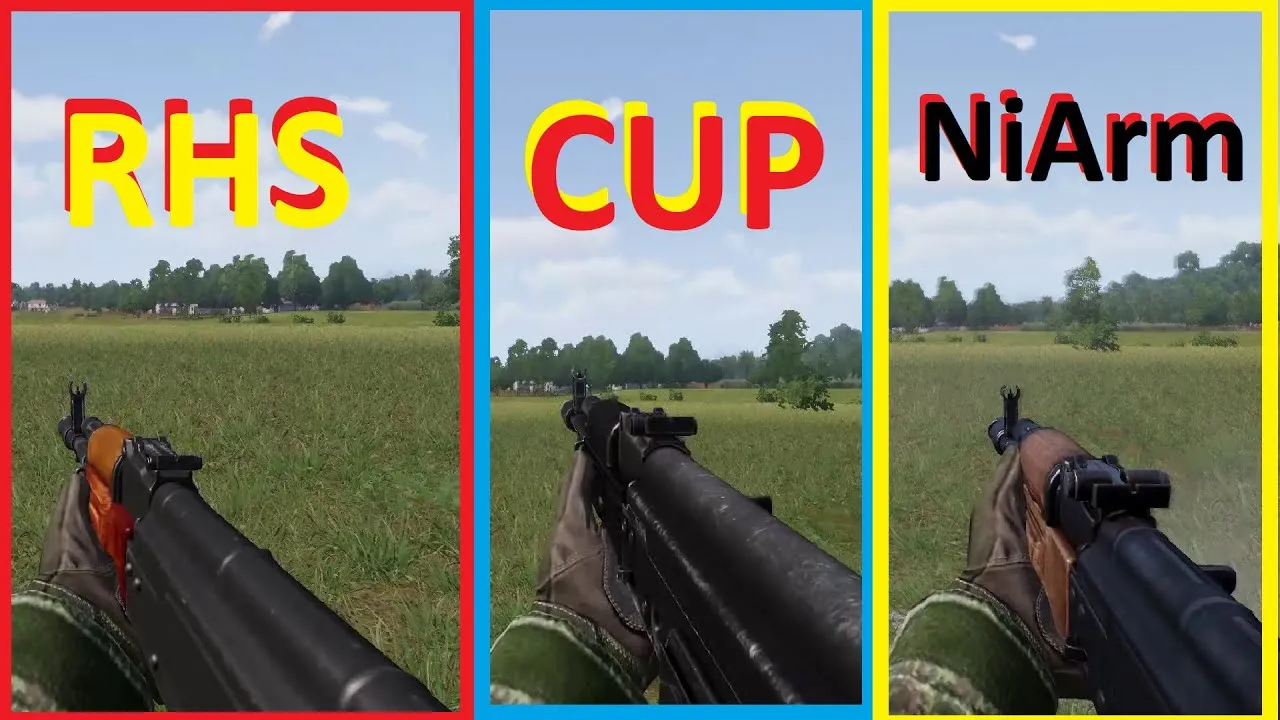 Arma 3 najlepsze mody ACE3 RHS CUP