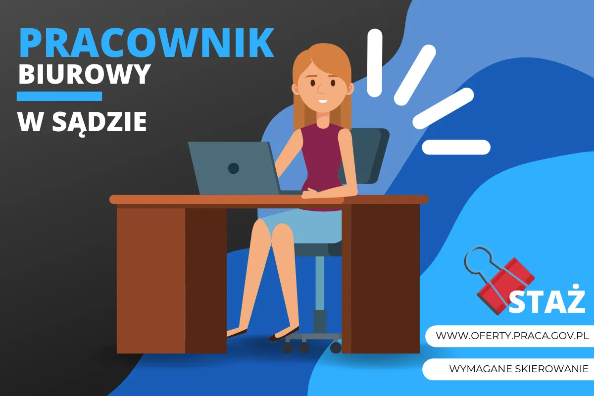 Pracownik biurowy w sądzie