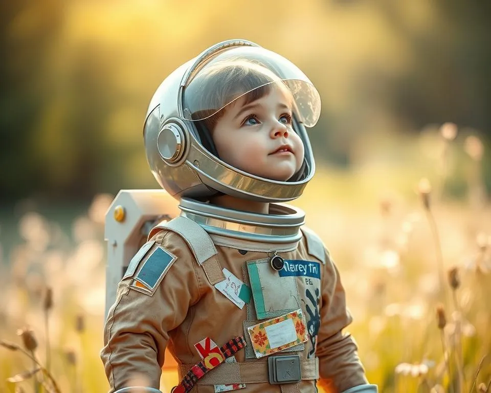 DIY hełm kosmonauty z kartonu i butelki