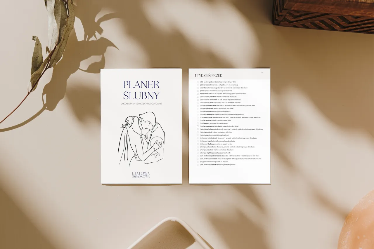 para planująca ślub checklisty