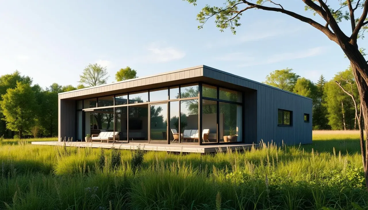 por&oacute;wnanie domu modułowego z tradycyjnym