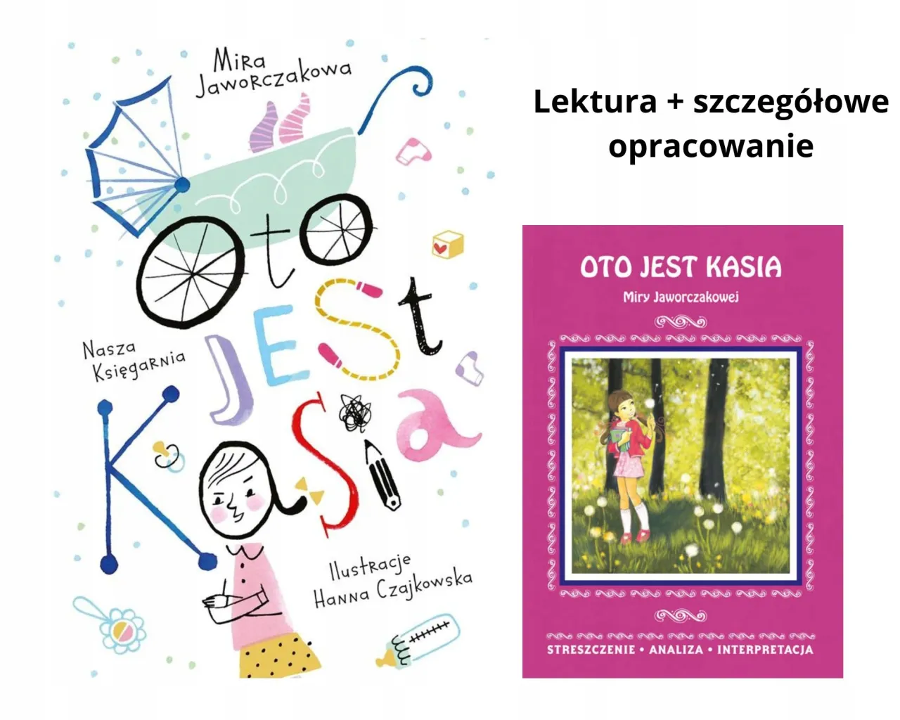 okładki książki Oto jest Kasia r&oacute;żne wydania