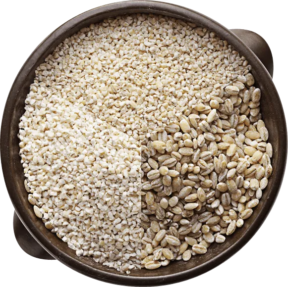 r&oacute;żne rodzaje kaszy jęczmiennej pęczak perłowa łamana