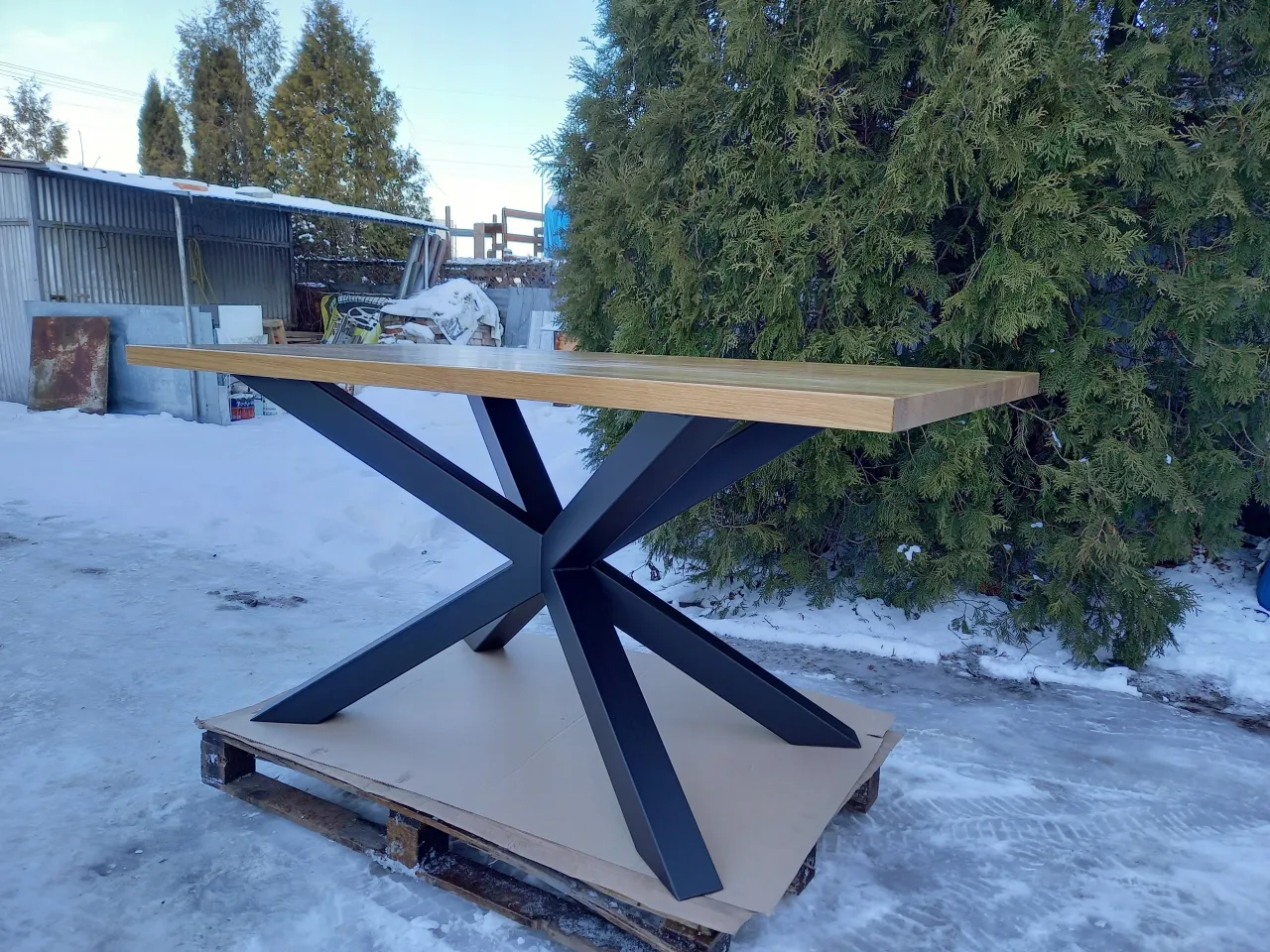 projekt nogi pająk do stołu