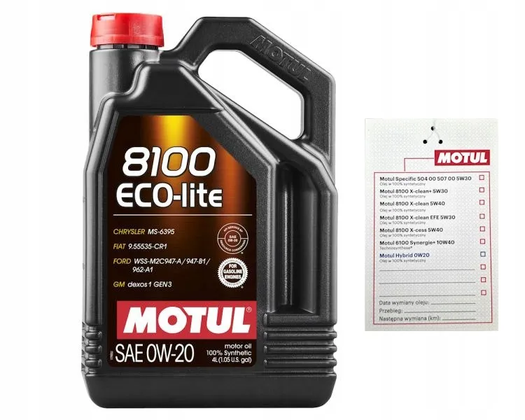 Motul 8100 Eco-lite 0W20 opakowanie