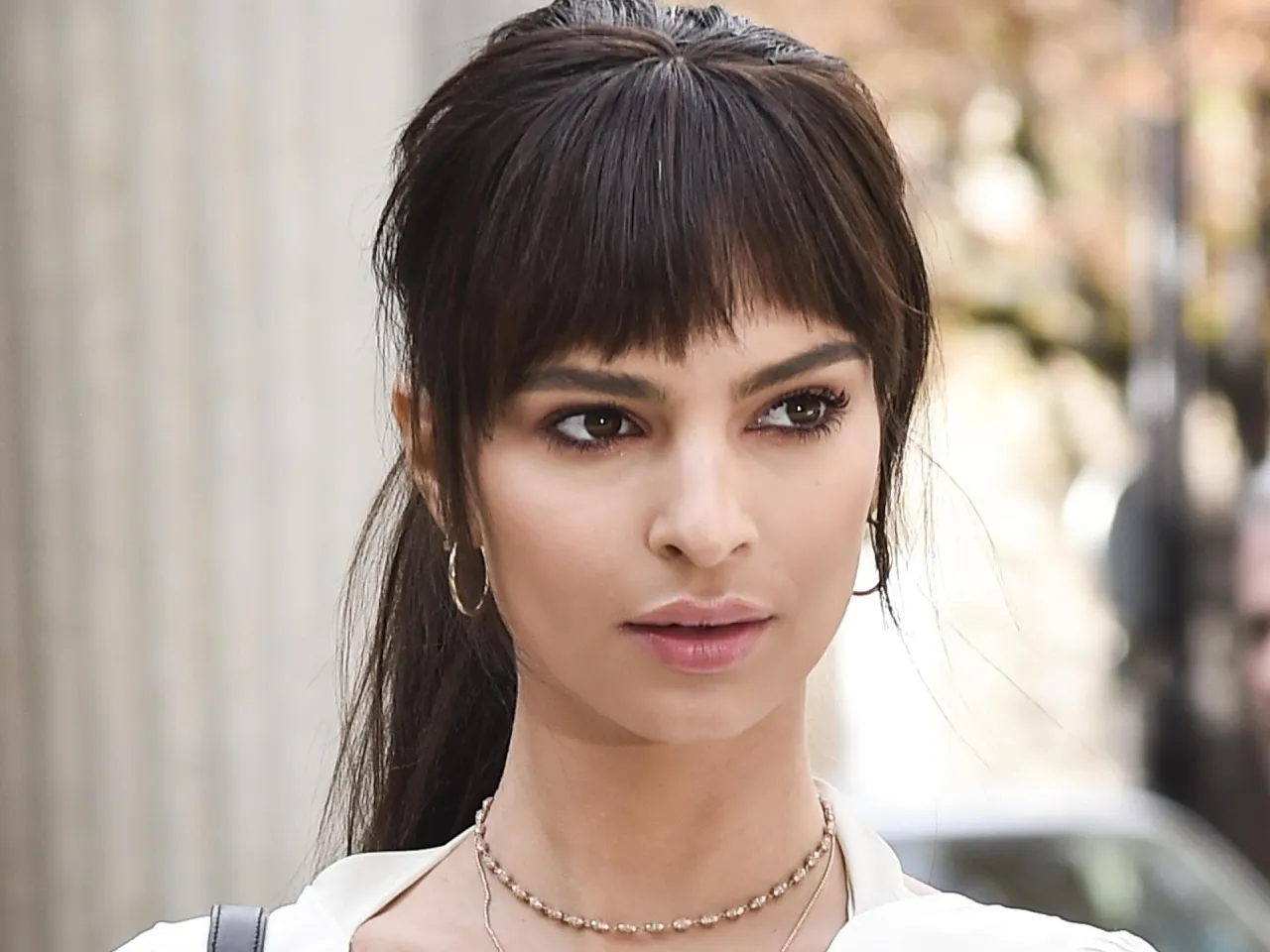 verschiedene pony frisuren lange haare