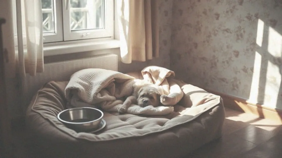 Zdjęcie Objawy śmierci psa ze starości – jak je rozpoznać i co robić