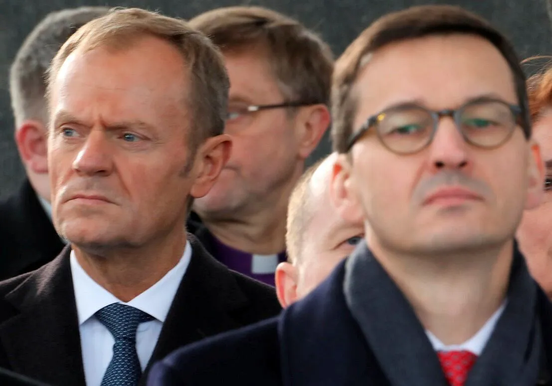 Donald Tusk Mateusz Morawiecki debata polityczna