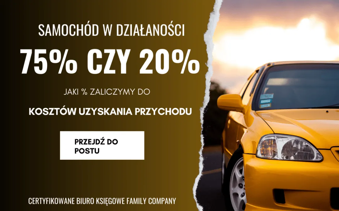 samoch&oacute;d w firmie koszty grafika