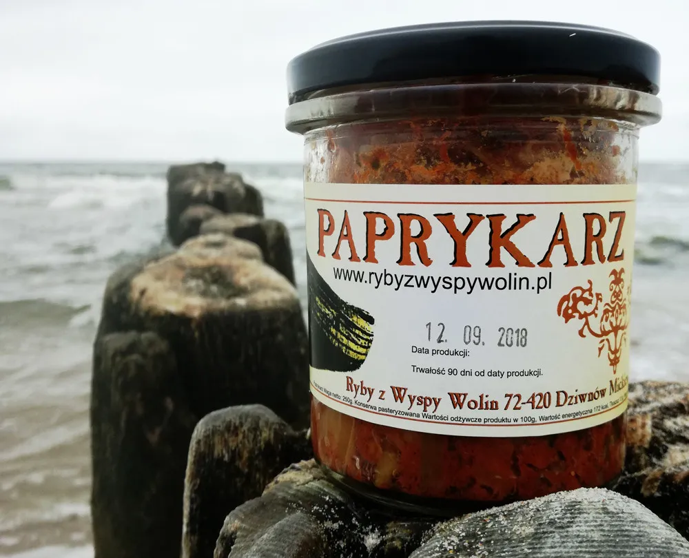 r&oacute;żne smaki paprykarz z wyspy wolin