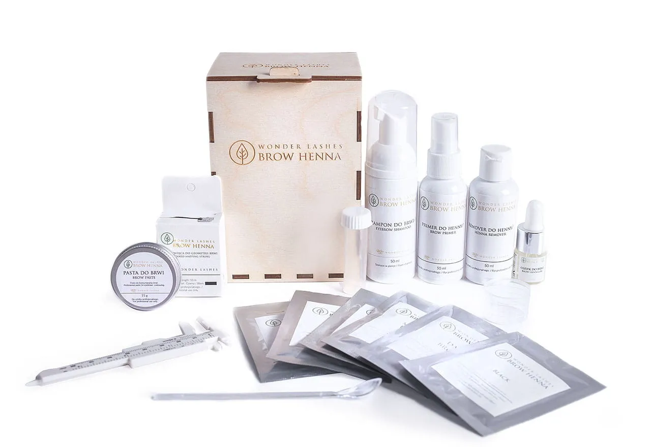 naturalna henna proszek, akcesoria do henny
