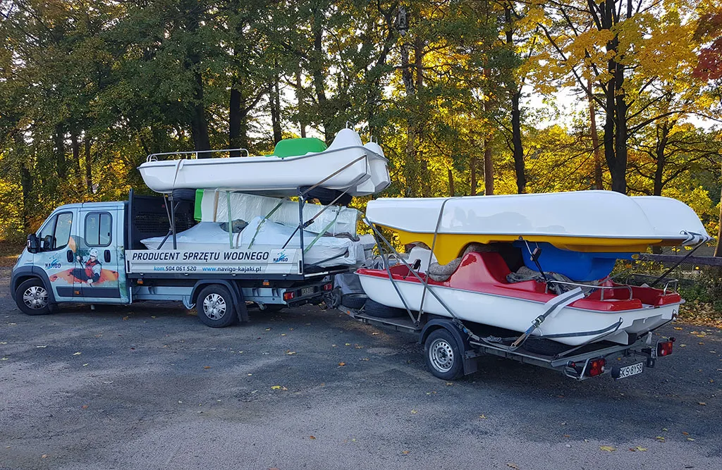 Sprzęt kajakowy i transport kajaków w Łódzkiem