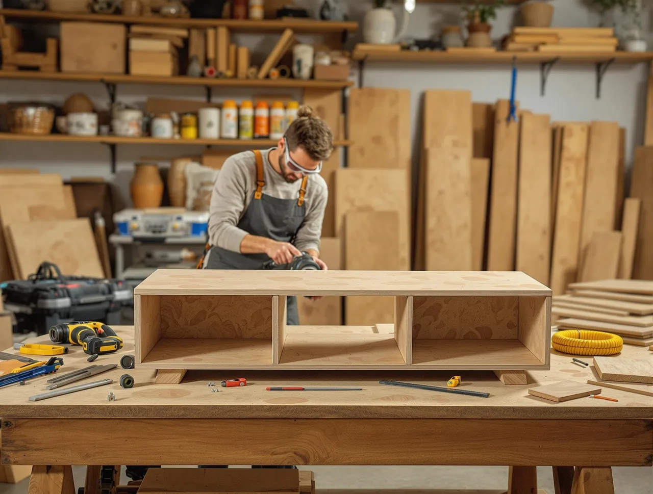 Meble z płyty OSB inspiracje