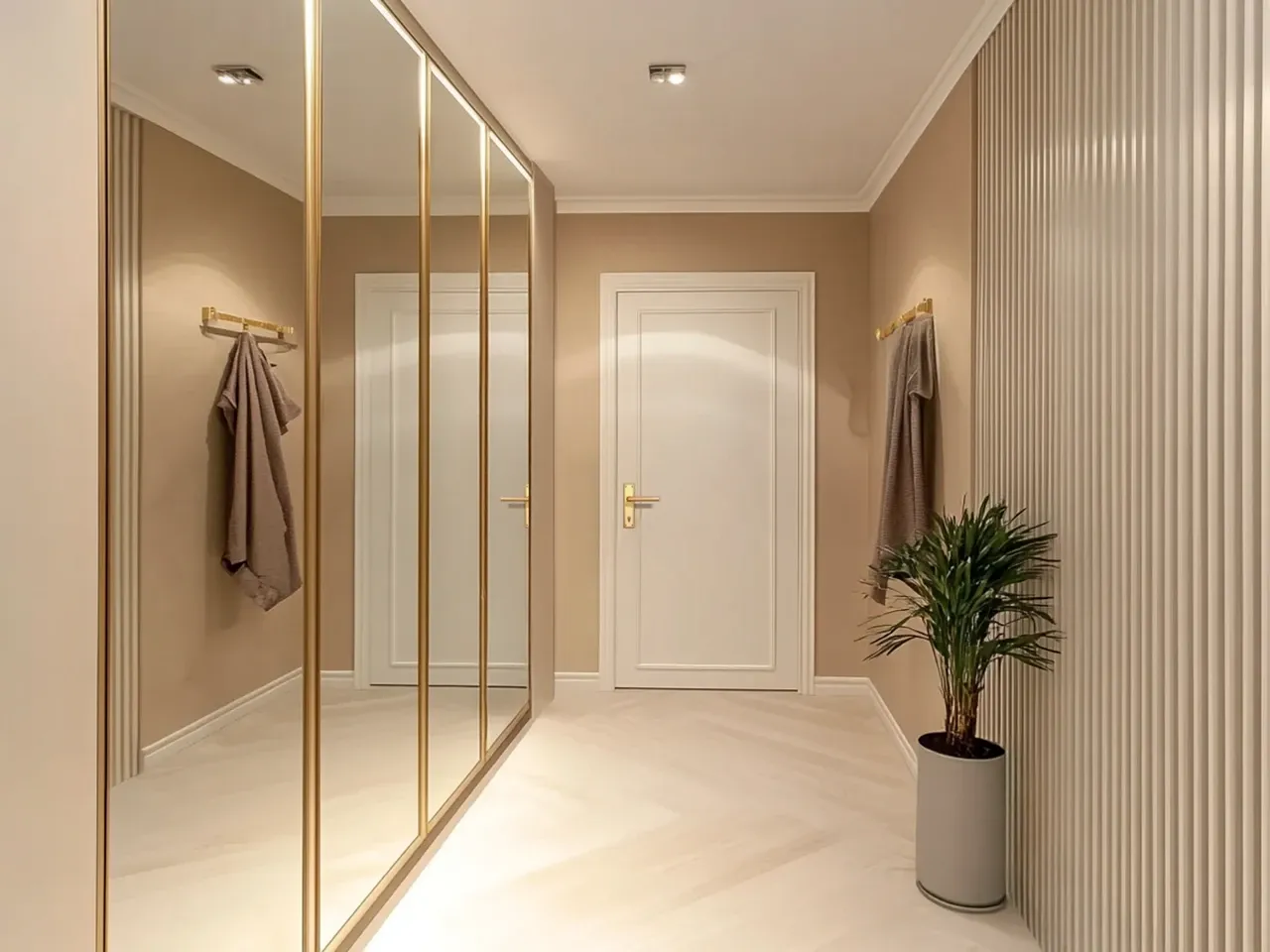 przedpok&oacute;j materiały wykończeniowe podłogi ściany