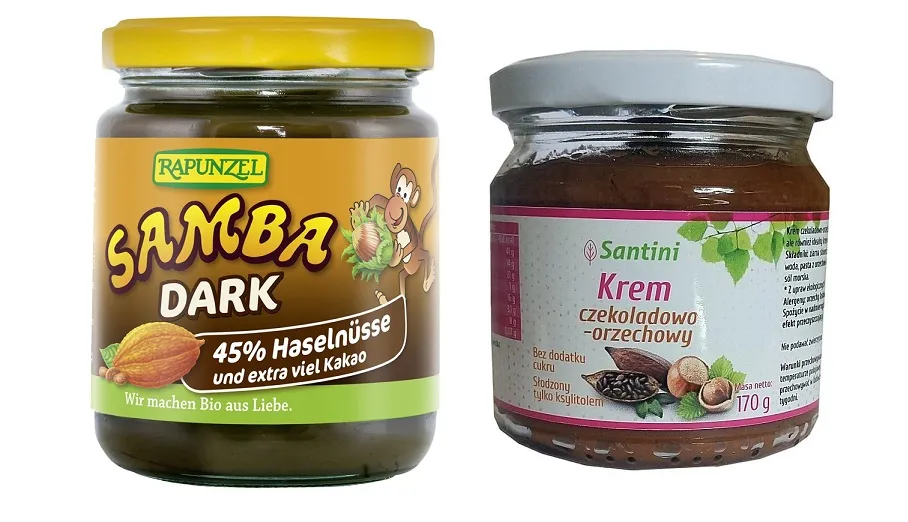 wegańskie kremy czekoladowo-orzechowe alternatywy