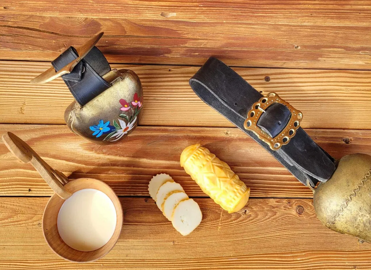 Mapa szlaku oscypkowego w Małopolsce