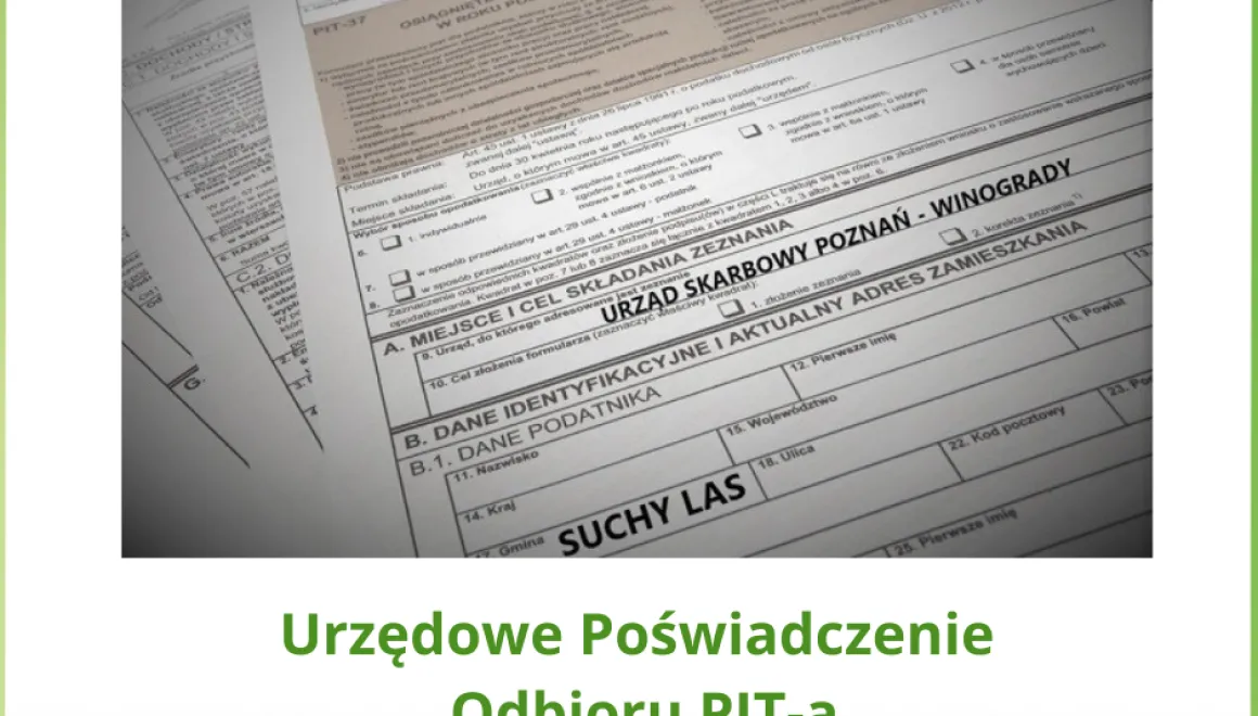 urzędowe poświadczenie odbioru upo pit