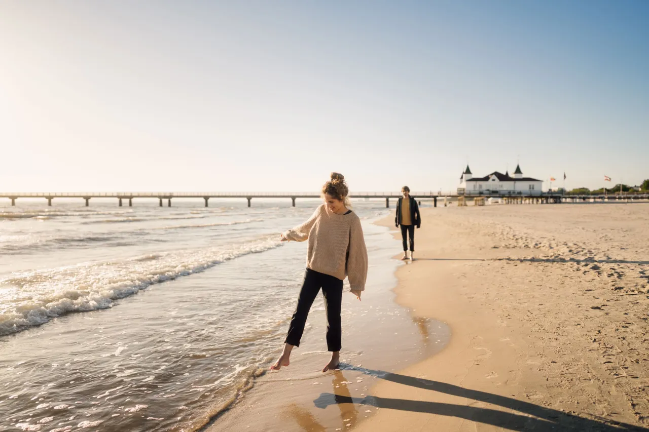 Leben und Arbeiten Usedom Strand