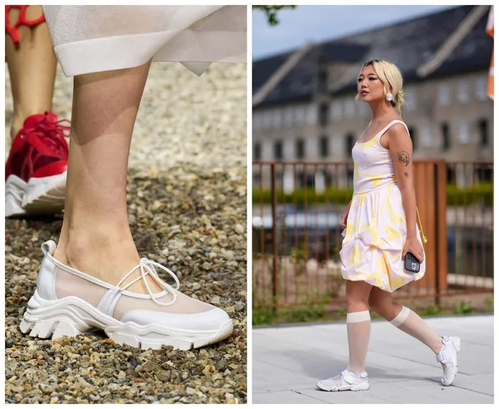 modne sneakersy 2026, trendy w butach sportowych, retro sneakersy, chunky sneakers