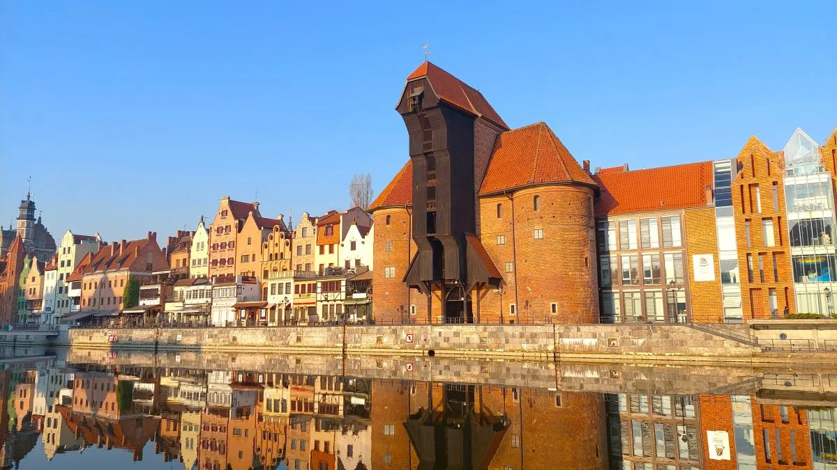 Gdańsk Żuraw nad Motławą