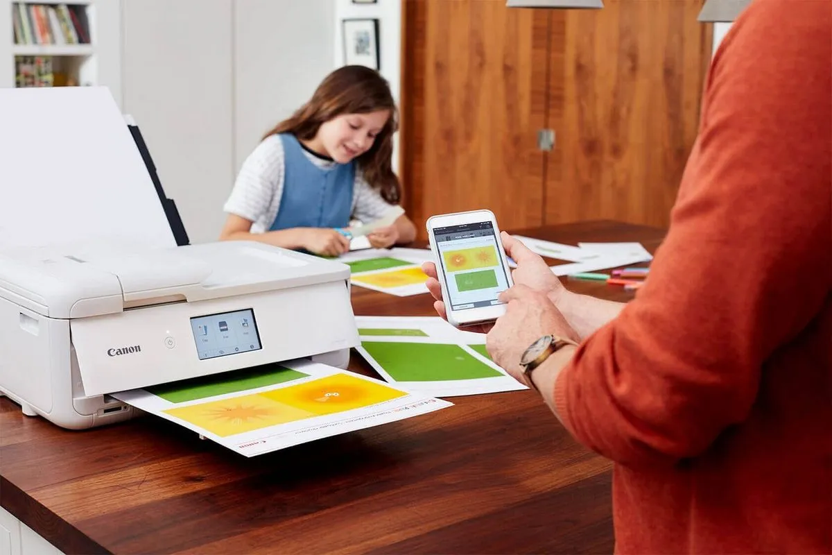 drukowanie z telefonu na drukarce canon schemat