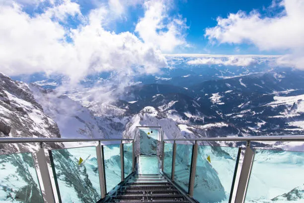 Masyw Dachstein Skywalk widok