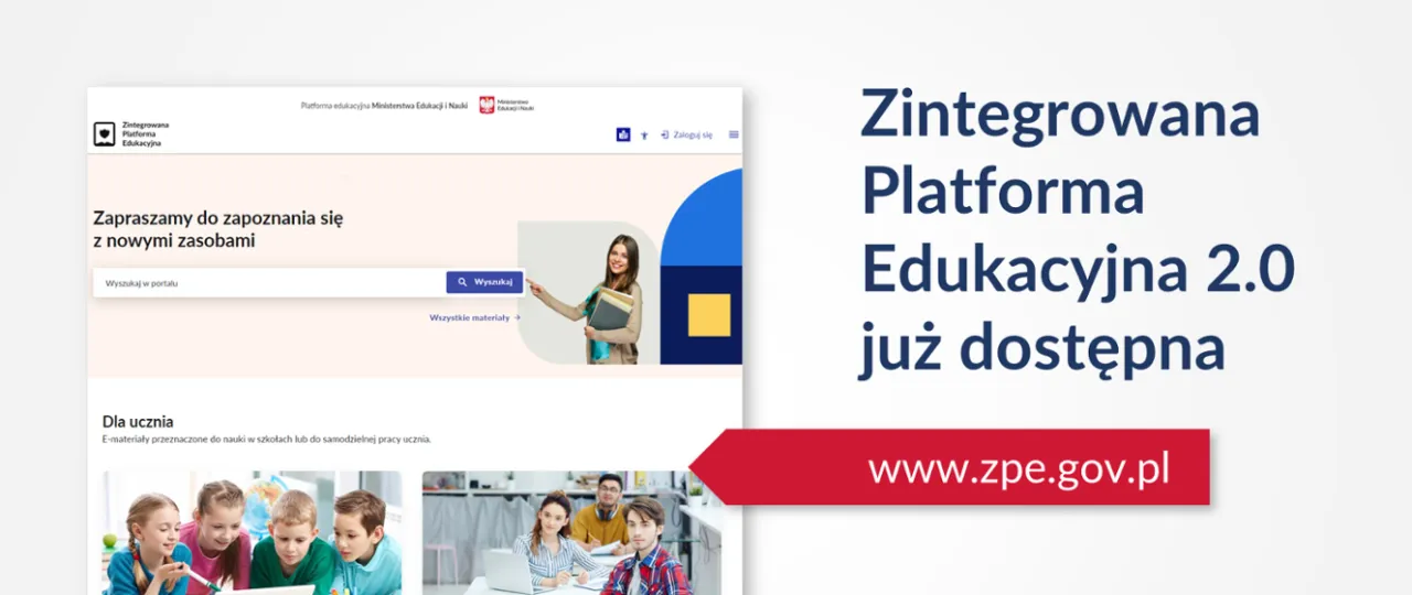 Zintegrowana Platforma Edukacyjna zpe.gov.pl